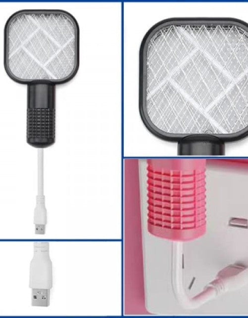 Mosquito Racket - 3 in 1 Mini Electric Fly Swatter Racket and Fly Zapper