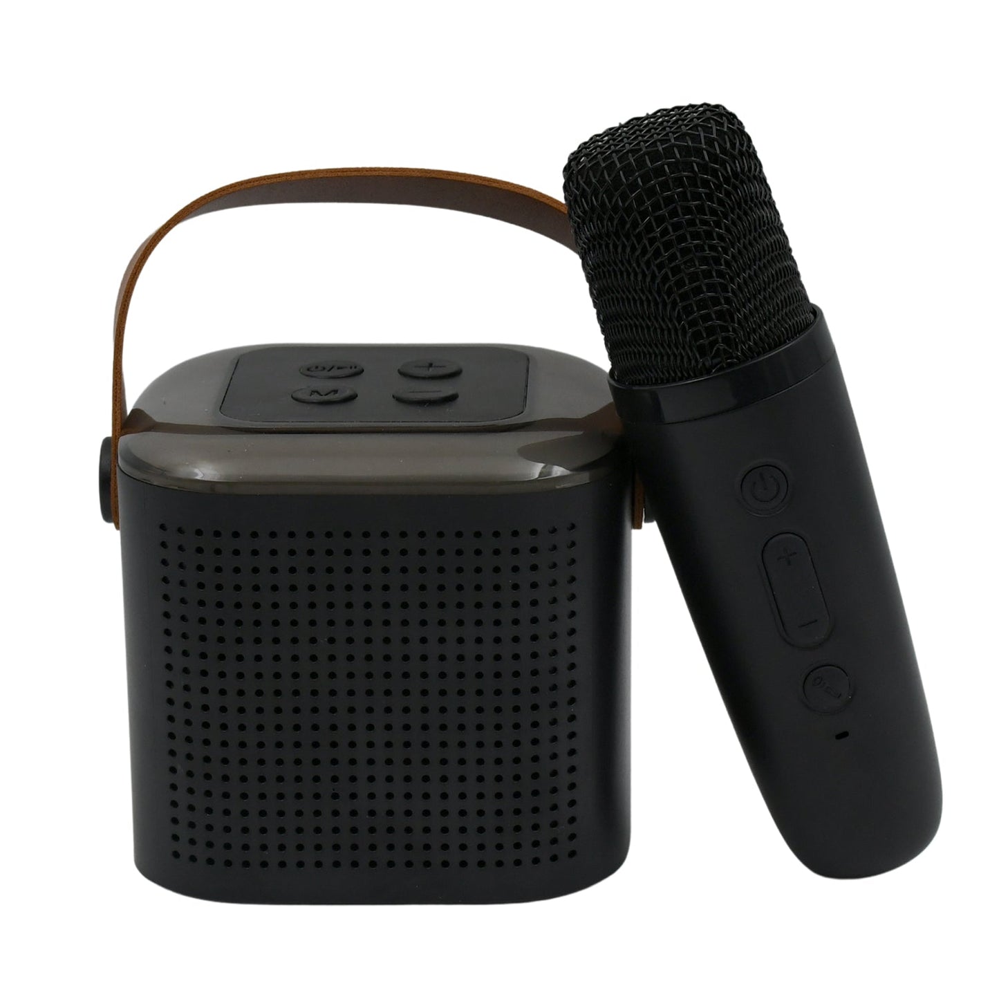 12669 Wireless Speaker Microphone Set Rgb Light Support Memory Card Portablekaraoke Machine Perfect For Travel Tv