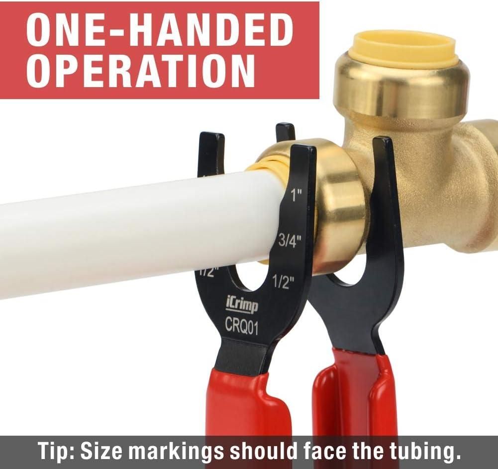 3 Size Push-to-connect Clamp Tong Tool