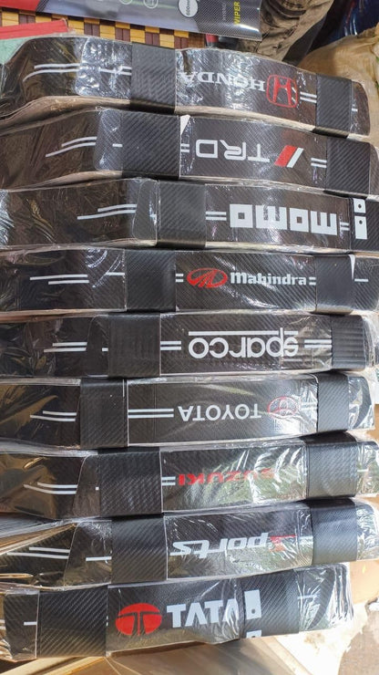 Emblaze - Carbon Fiber Door Sill Protector (Pack of 8)