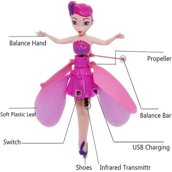 Flying Fairy Doll for Girls Princess Best Gift For Girl